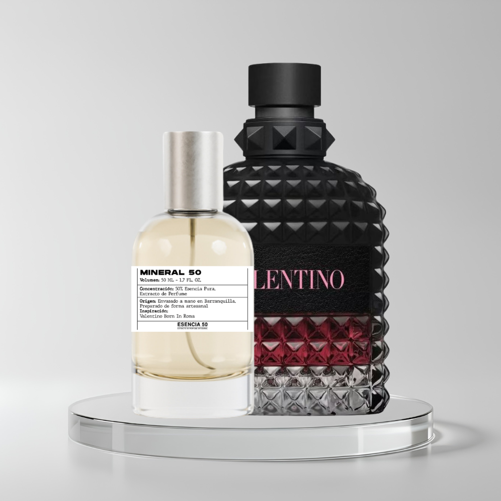 Perfume inspirado en Valentino Uomo Born In Roma Intense | MINERAL 50