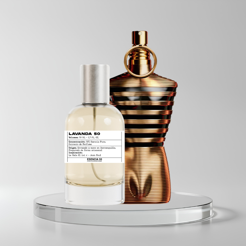 Perfume inspirado en Le Male Elixir Jean Paul Gaultier | LAVANDA 50