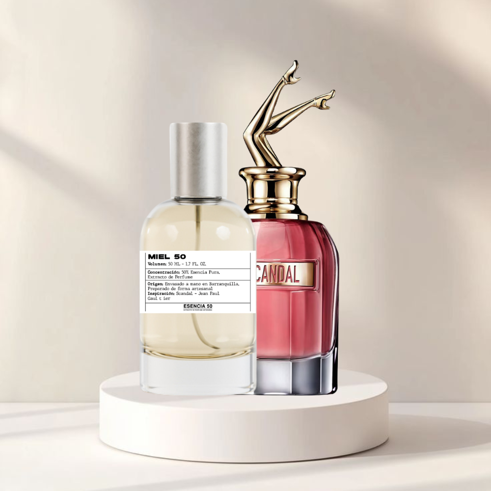 Perfume inspirado en Scandal Jean Paul Gaultier | MIEL 50