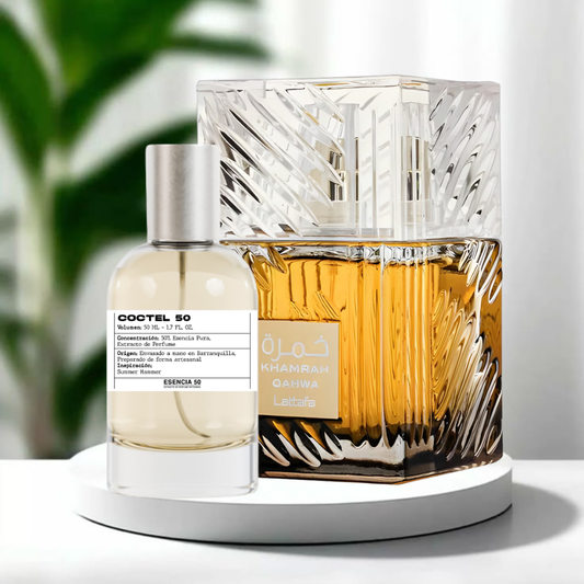 Perfume inspirado en Khamrah Qahwa Lattafa | CAFÉ 50